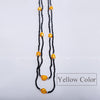 8-9MM Multi Pearl Long Necklace 86cm/96cm Water Pearl Sweater Chain White/Yellow/Multi Color