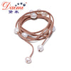 9-10mm Baroque Pearl Leather Bracelet, Pearl Bracelet, Casual Style Summer Beach Jewelry, DIY Can be Long