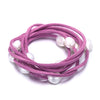 9-10mm Baroque Pearl Leather Bracelet, Pearl Bracelet, Casual Style Summer Beach Jewelry, DIY Can be Long
