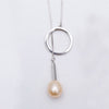 9-10mm Tear Drop Pearl Pendant In 925 Sterling Silver Chain Pendant Necklace Hot Design Fine Jewelry