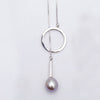 9-10mm Tear Drop Pearl Pendant In 925 Sterling Silver Chain Pendant Necklace Hot Design Fine Jewelry