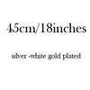 Genuine 925 Silver White /Yellow Silver Chain Cost Price Sale Silverware 925 sterling silver jewelry