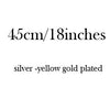 Genuine 925 Silver White /Yellow Silver Chain Cost Price Sale Silverware 925 sterling silver jewelry