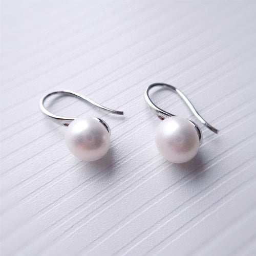 High Heel Earrings 8-9mm Pearl Earrings 925 Silver Earrings 4 Color Earrings To Women Gifts