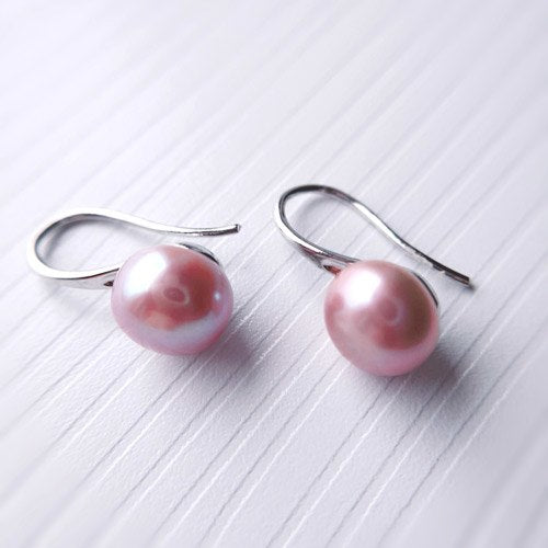 High Heel Earrings 8-9mm Pearl Earrings 925 Silver Earrings 4 Color Earrings To Women Gifts