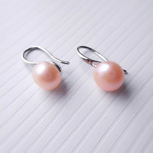 High Heel Earrings 8-9mm Pearl Earrings 925 Silver Earrings 4 Color Earrings To Women Gifts
