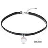 Leather Pendant Necklace 8-9mm Tear Drop / 13-14mm Coin Pearl Pearl Necklace Trendy Necklace
