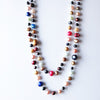 [DAIMI] Multi Color Baroque Pearl Necklace 160cm Long Sweater Chain Natural Pearl Long Necklace Beach Style