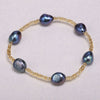 Pearl Bracelet 9-10mm Natural Baroque Pearl Jewelry Gift For Women Party Fine Jewelry
