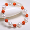 Pearl Bracelet Candy Bracelet 11-12mm Mixed Color Natural Pearl Bracelet Jewelry Gift For Women