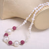 Pearl Necklace 6 Color 4-5mm/11-12mm Natural Nearly Round Pearl Necklace Jewelry Gift For Women