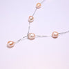 Sterling Silver Necklace Floating Pearl Y Necklace Baroque Pearl Pendant Necklace Sexy Fine Jewelry For Women