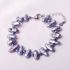 Teeth Pearl Bracelet Shiny Crystal Bracelet Gray/ Green/ Brown Pearl Bracelet Adjust Clasp 17-20CM Wholesale Price