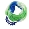Fashion Charm Bib Necklaces Women Collier Resin Pendant Chiffon Scarf Necklace Punk Chunky Necklace Autumn Jewelry Gift