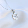 DIEERLAN Silver Color Cubic Zirconia Round Circle Water Choker Necklaces for Women Wedding Statement Jewelry kolye bijoux
