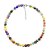 DIEZI 2021 Bohemian Multicolor Acrylic Beads Imitation Pearls Choker Necklace Women Sweet Flower Chain Necklace