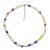 DIEZI 2021 Bohemian Multicolor Acrylic Beads Imitation Pearls Choker Necklace Women Sweet Flower Chain Necklace