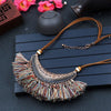 DIEZI Bohemia Vintage Tassel Choker Necklace For Women Ethnic Necklace Long Statement Necklace Boho Punk Jewelry