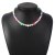 DIEZI Ethnic Bohemian Resin Choker Necklace For Women Girls Sweet Heart Necklace Soft Clay Pearl Beads Chain Necklace Jewelry