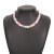 DIEZI Ethnic Multicolor Acrylic Beads Choker Necklace Bohemian Heart Pendant Chain Necklaces Sweet Girls Women Jewelry