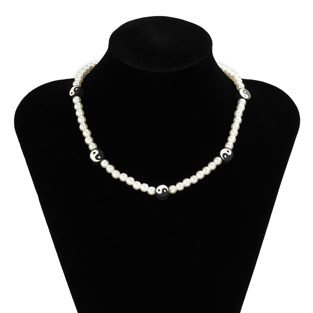 DIEZI Ethnic Multicolor Acrylic Beads Choker Necklace Women Bohemian Girls Sweet Cute Flower Fruit Pendant Necklace Jewelry