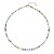 DIEZI Ethnic Multilayer Imitation Pearl Choker Necklace For Women Multicolor Acrylic Beads Letters Chain Necklace Jewelry