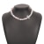 DIEZI Ethnic Sweet Baroque Imitation Pearl Beads Necklace Bohemian Flower Choker Chain Necklaces Girls Women Jewelry