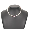DIEZI Ethnic Sweet Baroque Imitation Pearl Beads Necklace Bohemian Flower Choker Chain Necklaces Girls Women Jewelry