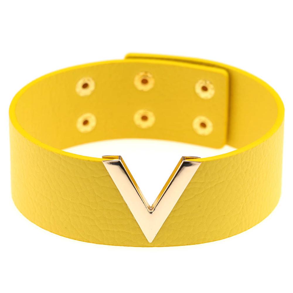 DIEZI Harajuku Vintage Women V Shape Wrap Necklaces Gold Metal Goth Choker Collar Necklace For Women Harness Anime Jewelry