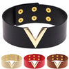 DIEZI Harajuku Vintage Women V Shape Wrap Necklaces Gold Metal Goth Choker Collar Necklace For Women Harness Anime Jewelry