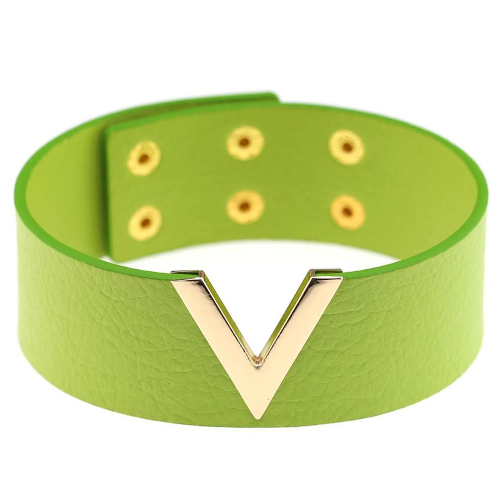 DIEZI Harajuku Vintage Women V Shape Wrap Necklaces Gold Metal Goth Choker Collar Necklace For Women Harness Anime Jewelry