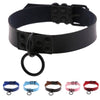 DIEZI Hiphop Women Men Harness Harajuku Anime Necklaces Metal Black Round Goth Choker Collar Necklace Neck Choker Jewelry