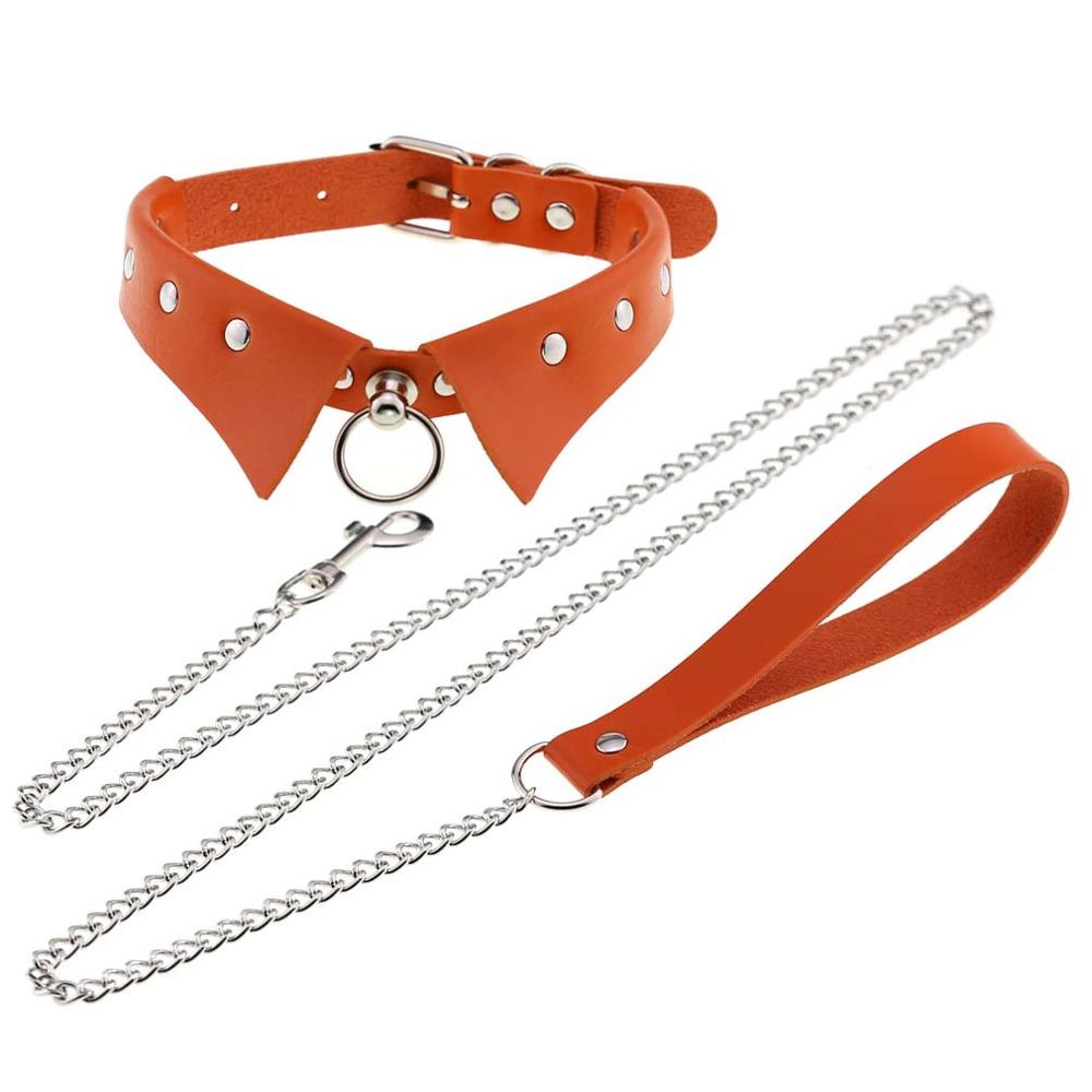 DIEZI Punk Sexy Gothic PU leather Choker Necklace Harness body chain Bondage Goth Party bodychain Vintage Jewelry