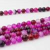 DIY 8/10/12mm Natural Rose Stripes Stone Round Beads Agate Natural Stone Round Beads For Jewelry Making DIY Bracelet Necklace