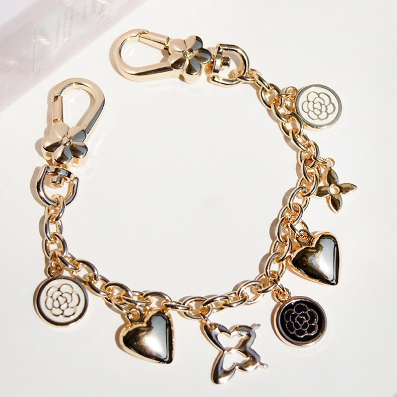 DIY Decoration 7mm Chains Short Gold Chains for Designer Bags, Purses, Clutches, Handbags Accessories Bag Charms