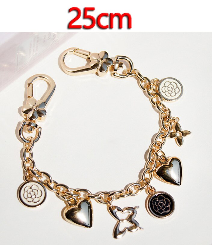 DIY Decoration 7mm Chains Short Gold Chains for Designer Bags, Purses, Clutches, Handbags Accessories Bag Charms
