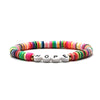 DIY Letter Polymer Clay Bracelet For Women Boho Handmade Love Beads Charm Bracelet Summer Femme Jewelry