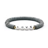 DIY Letter Polymer Clay Bracelet For Women Boho Handmade Love Beads Charm Bracelet Summer Femme Jewelry