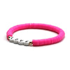 DIY Letter Polymer Clay Bracelet For Women Boho Handmade Love Beads Charm Bracelet Summer Femme Jewelry