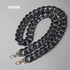 DIY Woman Handbag Accessory Chain Black Pink Detachable Resin Blue  Strap Women Clutch Shoulder Purse Chain