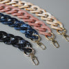 DIY Woman Handbag Accessory Chain Black Pink Detachable Resin Blue  Strap Women Clutch Shoulder Purse Chain