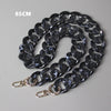 DIY Woman Handbag Accessory Chain Black Pink Detachable Resin Blue  Strap Women Clutch Shoulder Purse Chain