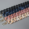 DIY Woman Handbag Accessory Chain Black Pink Detachable Resin Blue  Strap Women Clutch Shoulder Purse Chain