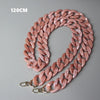DIY Woman Handbag Accessory Chain Black Pink Detachable Resin Blue  Strap Women Clutch Shoulder Purse Chain