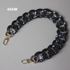 DIY Woman Handbag Accessory Chain Black Pink Detachable Resin Blue  Strap Women Clutch Shoulder Purse Chain