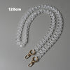 DIY Woman Handbag Accessory Chain Transparent Detachable Resin Solid  Strap Women Clutch Shoulder Purse Chain