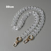 DIY Woman Handbag Accessory Chain Transparent Detachable Resin Solid  Strap Women Clutch Shoulder Purse Chain