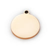 DIY accessories round pendant tag 50pcs/lot stainless steel engraved word photo logo 8mm 10mm 12mm