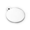 DIY accessories round pendant tag 50pcs/lot stainless steel engraved word photo logo 8mm 10mm 12mm