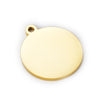 DIY accessories round pendant tag 50pcs/lot stainless steel engraved word photo logo 8mm 10mm 12mm
